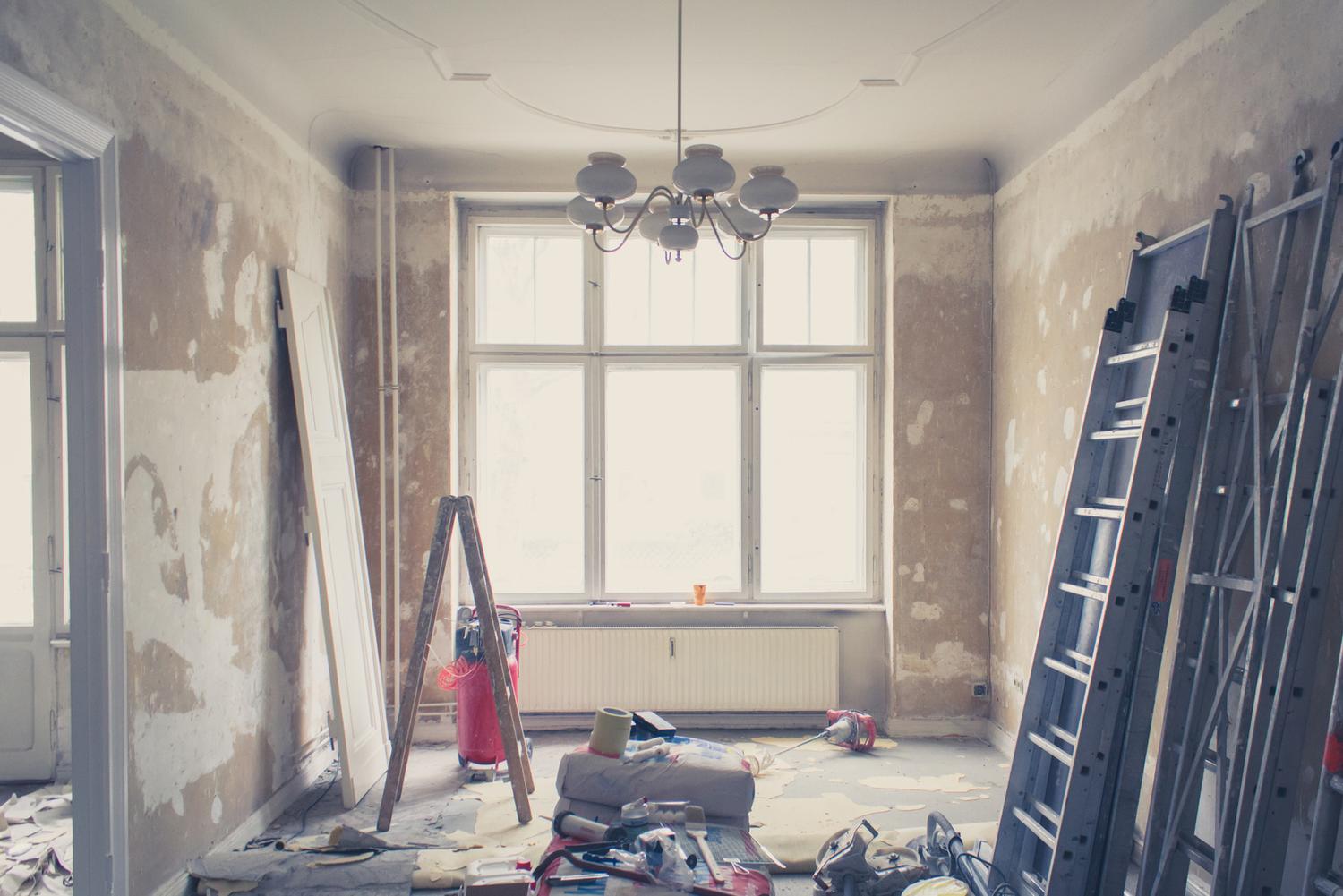 travaux de rénovation, agrandissement, plomberie, montage de cloison